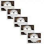 Farm Raised Candles - Fall Wax Warmer Melts, 100% USA Made 16 Oz - 5 Scented Variety Soy Wax Cubes Spice, Vanilla, Cinnamon Caramel, Pecan Waffles - Apple - (HSH 5 Pack)