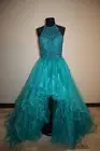 SHERRI HILL 51140 PROM PARTY PAGEANT FORMAL DRESS 2 TEAL BLUE NEW WITH TAGS