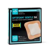 Optifoam Gentle SA 6" x 6" Wound Dressing - Box of 10 MSC2166EP