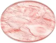 uxcell Thumb Worry Stone for Anxiety, Natural Oval Crystal Stone, Polished Gemstone Hand Carved Pocket Rock Anxiety Crystals for Women Stress Gifts Meditation, Watermelon Red