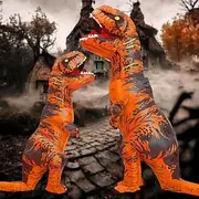 Dinosaur Carnival Costume Cosplay Costume Funny Costumes Inflatable Costumes Kid's Adults' All Funny Costume Halloween Carnival Masquerade Easy Carnival Costum