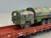 Märklin 4MFOR German Army (BW) 46955 KBS 443 Flat Car w/5 Ton GL Truck LZ HO2352