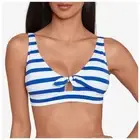 Lauren by Ralph Lauren Port Blue Stripe Bikini Top L81730 Size 14
