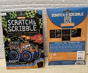 Two Mini Scratch & Scribble Art Kit: Monster Truck - 7 PC Sets
