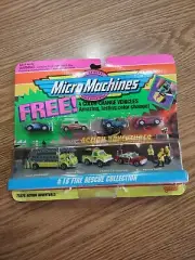 Galoob Micro Machines #16 Fire Rescue, with Bonus (4) Minis. Item #75076