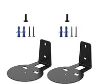 Speaker Shelf Wall Mount, Soundbar Wall Mount Bracket,Double Surround Sound Speaker Brackets - Speaker Wall Mount, Heavy Duty Shelving PA