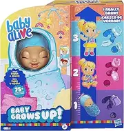 Baby Alive Doll - Baby Grows Up (Happy) - Happy Hope or Merry Meadow, Growing and Talking Baby Doll with Surprise Accessories - Nurturing Toys for Kids - Girls and Boys - Ages 3+