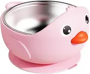 JIEBWCHA Baby Suction Bowls,Cartoon Kids Feeder | Non-Slip Cute Baby-Led Weaning Bowls for Travel Feeding Picnic Kindergarten Snack Time Outdoor Meals First Solids