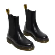 Dr Martens 2976 Hi Smooth Leather Chelsea Boots Black Men's Size 11, Women's 12