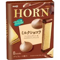 在飛比找蝦皮購物優惠-【明治】日本零食 meiji 明治HORN巧克力餅(原味/鹽