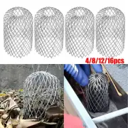 12/16PCS Roof Gutter Guard Filters Downpipe Stop Leaf Drains Filter Strainer Net