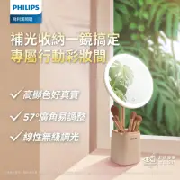 在飛比找momo購物網優惠-【Philips 飛利浦】66204 悅顏妝鏡燈(PO014