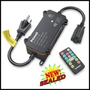 Outdoor Dimmer String Lights 600W Switch 100 FT Remote Patio Garden Control