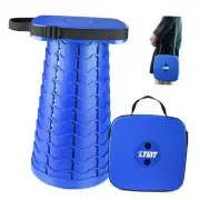 Upgraded Square Folding Stool, Max Load Capacity 485lbs, Square All Blue