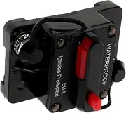 TOPPERFUN off Road Light Switch Panel Vehicle Electrical Switch Universal Circuit Breaker for Car Audio Circuit Breaker
