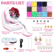 3280Pcs Clay Bead Spinner Kit USB Powered Electric Bead Spinner Kit with FF