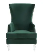 Safavieh Couture Geode Modern Wingback Chair NoSize Green