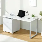 Artiss 140cm Computer Desk Home Office Desks w/drawer White