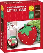 Flying Childhood Felt Kids Sewing Kit Ages 8-12 Arts Crafts for Girls Learn to Sew Strawberry Pineapple Avocado Bag Purse Pouch Felt Craft Kits