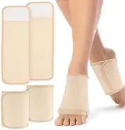 YUQUMYG 4Pcs Ankle Oil Pack Set Washable Reusable Essential Oil Wrap Mess-Free Oil Pack Wrap Soft Comfortable Bamboo Flannel Ankle Oil Pack Leak-Proof Oil Pack for Ankle Relaxation WU(Ankle,khaki)