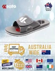 KITO Premium Quality THONGS / SANDALS / SLIDE GREY UNISEX AB18M