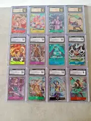 One Piece BANDAI GAME FEST ALBUM 23-24 12/12 Complete Set JAPAN CGC-Grade