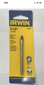 Irwin 50520 5/16" Glass & Tile Drill Bit #I-63