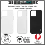 Pelican Ranger Case for iPhone 13 - Clear / Black / Sparkle