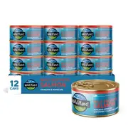 Wild Sockeye Salmon, Skinless & Boneless, Canned Salmon, Sustainably Caught, ...