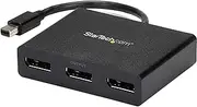 StarTech.com Mini DisplayPort to DisplayPort Multi Monitor Splitter - 3-Port MST Hub - mDP 1.2 to 3X DP MST Hub