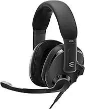 EPOS H3 Closed Acoustic Gaming Headset with Noise-Cancelling Microphone - Plug & Play - Audio - Around The Ear - Adjustable, Ergonomic - for PC, Mac, PS4, PS5, Switch, Xbox - Onyx Black