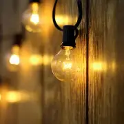25 feet Warm White 28 Incandescent Bulbs STRING LIGHTS GARLAND Party Supplies