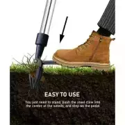 4 Claw Heavy Duty Aluminum Weed Puller Tool Easy Grip Weed Eater Design for Yard