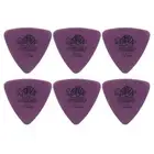 6 x Dunlop Tortex Triangle 1.14MM Gauge Guitar Picks 431R Plectrums