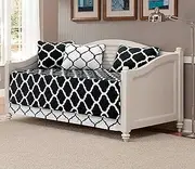 Fancy Collection 5pc Day Bed Cover Modern New Geometric Black/White New