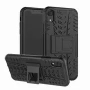MCC Heavy Duty iPhone XR Shockproof Case Cover Tough Skin Apple Handset [Black]
