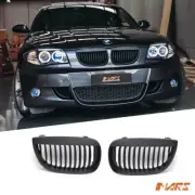 Matt Black M6 style Front Grille grill for BMW E87 E81 Pre LCI Hatch 04-06 (for: BMW)