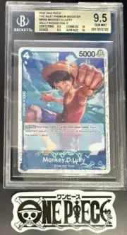 BGS 9.5 One Piece P-055 P Monkey.D.Luffy - English - PRB01 - Graded