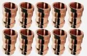 (Lots of 10) 3/4" ProPress Copper Press x Female (PxFPT) Adapter