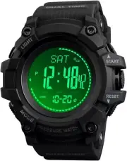 Outdoors Sport Compass Altimeter Barometer Thermometer Military Smart Watch﹨
