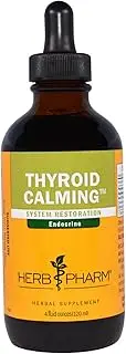 Herb Pharm Thyroid Calming Herbal Formula for Endocrine System Support - 4 Ounce