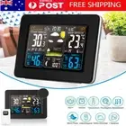 Digital Wireless Weather Station Forecast Alarm Calendar Thermometer Clock USB