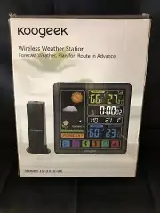 Koogeek Wireless Weather Station Forecast Weather, Model: TS-3310-BK