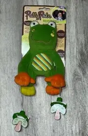 Pulley Pals frog plush