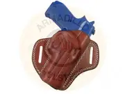 Armadillo Left Hand Tan Leather Butterfly Belt Holster for Sig Sauer (G6L) (OWB)
