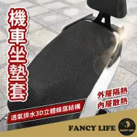 在飛比找momo購物網優惠-【FANCY LIFE】機車防曬座墊(機車座墊 機車坐墊 機