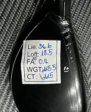 NEW TaylorMade TOUR ISSUE! Qi10 19° (18.5°) 3 RESCUE Hybrid - HEAD ONLY