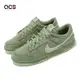 Nike 休閒鞋 Dunk Low Retro PRM 男鞋 橄欖綠 帆布 麂皮 Oil Green FB8895-300