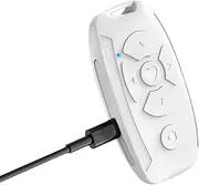 Fahgaer Rechargeable Bluetooth Remote Control Wireless Controller Camera Stick Shutter Release for Phones E-Book Page Turn B