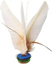 White Kick Shuttlecock - Kick Feather, White Feather Foot Kick Foot Sports Toy, Outdoor Feather Kick Toy, Fun Outdoor Game, Shuttlecock, Feather Kick Toy, Fitness Entertainment